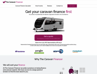 thecaravanfinancer.co.uk screenshot