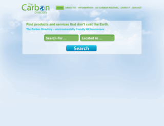 thecarbondirectory.com screenshot