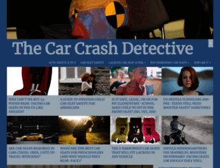 thecarcrashdetective.com screenshot