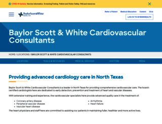 thecardiovascularconsultants.com screenshot