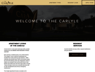 thecarlyleapartmenthomes.com screenshot