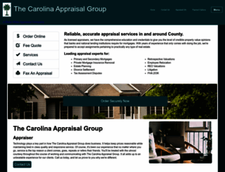 thecarolinaappraisalgroup.com screenshot