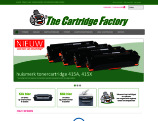 thecartridgefactory.nl screenshot