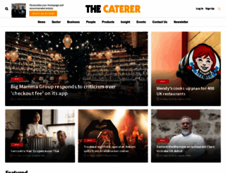 thecaterer.com screenshot