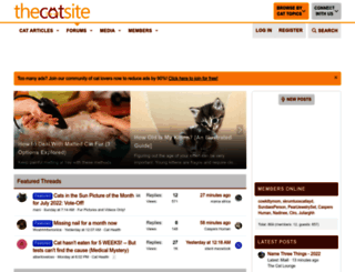 thecatsite.com screenshot