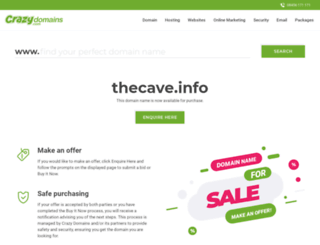 thecave.info screenshot