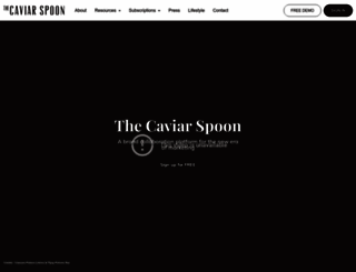 thecaviarspoon.com screenshot