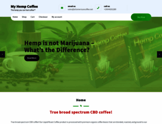 thecbdcoffee.com screenshot