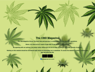 thecbdmagazine.net screenshot