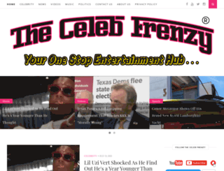 thecelebfrenzy.com screenshot