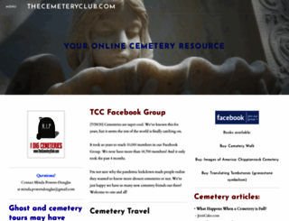 thecemeteryclub.com screenshot