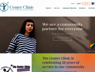 thecenterclinic.org screenshot