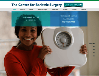 thecenterforbariatricsurgery.com screenshot
