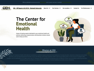 thecenterforemotionalhealth.com screenshot