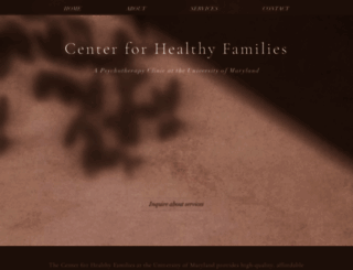 thecenterforhealthyfamilies.com screenshot