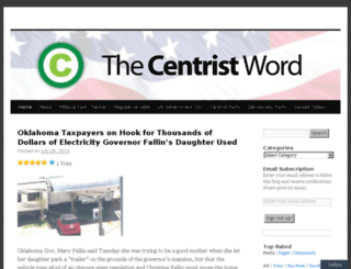 thecentristword.wordpress.com screenshot