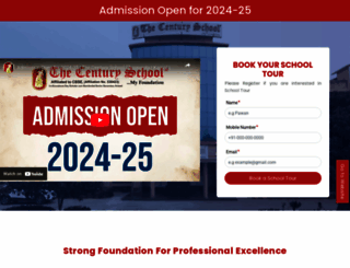 thecenturyschool.com screenshot