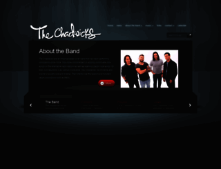 thechadwicksband.com screenshot