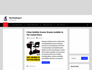thechairexpert.com screenshot