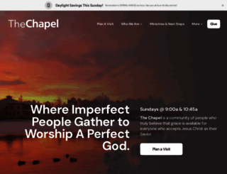 thechapelnj.org screenshot