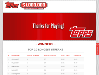 thechase.toppscards.com screenshot