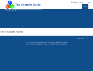 thechattersguide.co.uk screenshot