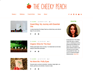 thecheekypeach.com screenshot