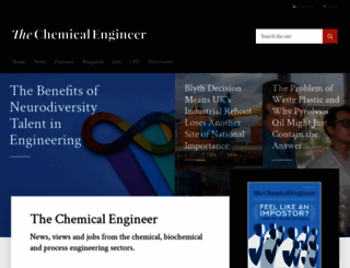 thechemicalengineer.com screenshot