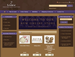 thechocolatebarshop.com screenshot