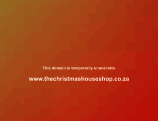 thechristmashouseshop.co.za screenshot