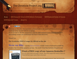 thechronicleproject.org screenshot