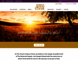 thechurchofjesuschrist.org screenshot