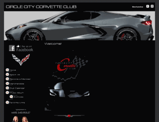 thecirclecitycorvetteclub.com screenshot