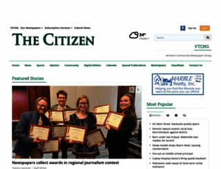 thecitizenvt.com screenshot