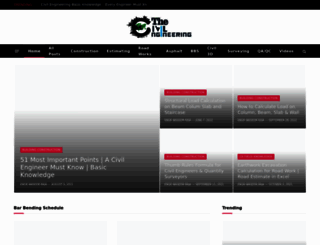 thecivilengineerings.com screenshot