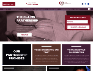 theclaimspartnership.co.uk screenshot