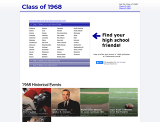 theclassof1968.com screenshot