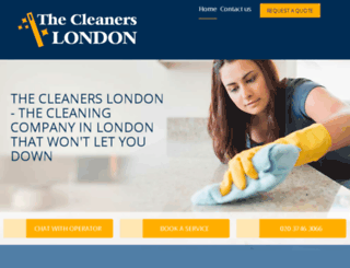 thecleanerslondon.co.uk screenshot