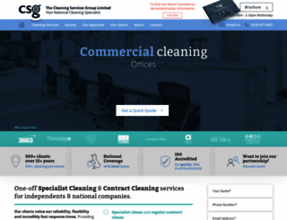 thecleaningservicesgroup.co.uk screenshot