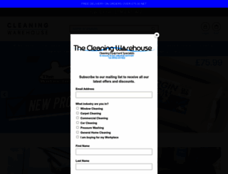 thecleaningwarehouse.co.uk screenshot