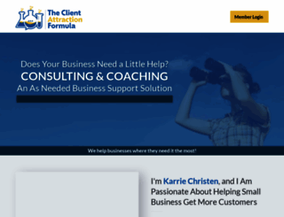 theclientattractionformula.com screenshot