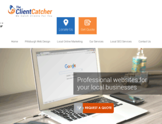 theclientcatcher.com screenshot