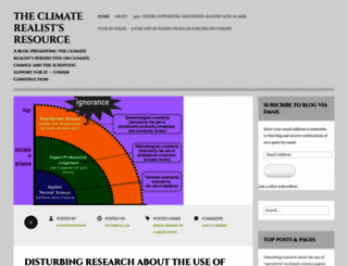 theclimaterealistsresource.wordpress.com screenshot
