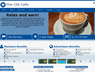 theclixcafe.info screenshot