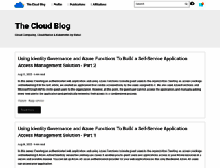 thecloudblog.net screenshot
