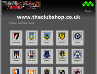 theclubshop.co.uk screenshot