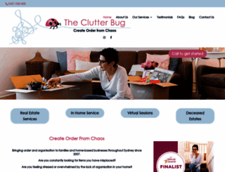 theclutterbug.com.au screenshot