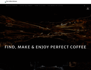 thecoffeeadvisors.com screenshot