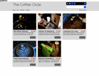 thecoffeecircle.wazala.com screenshot