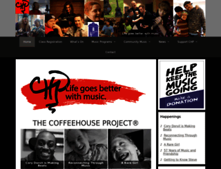 thecoffeehouseprojectnj.org screenshot